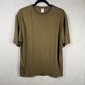 Peruvian Connection Pima Cotton T Shirt Womens XL Olive Green